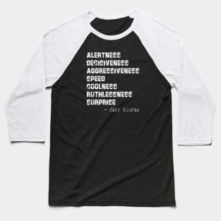 Jeff Cooper - Principles of Personal Defense Baseball T-Shirt